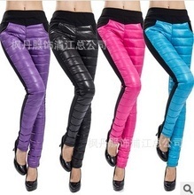 羽絨褲_流行元素/工藝:植絨_圖案:其他_羽絨褲促銷_低價(jià)批發(fā) 